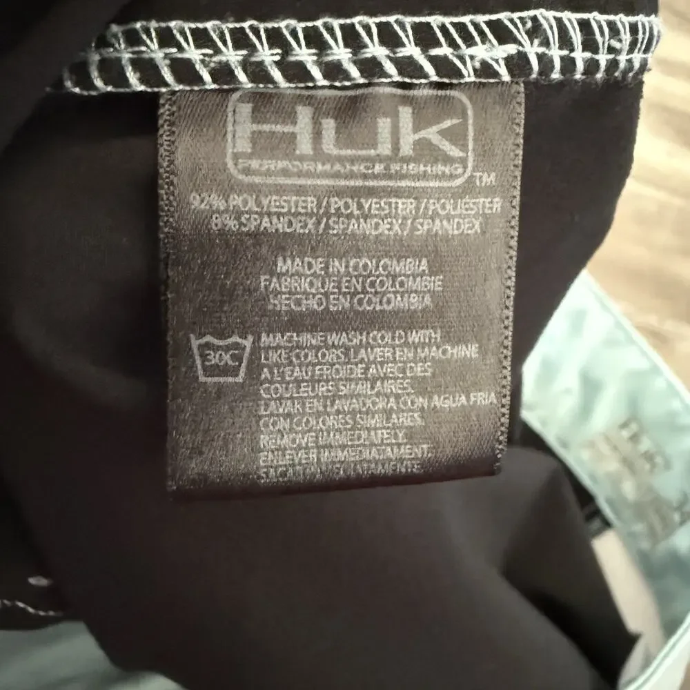 Huk Fishing Board Shorts Mens 34 Performance Fabrics Stretch Quick Dry Sailfish